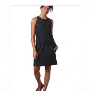 Arc’teryx athletic navy dress romper pockets draw string waist sz M
